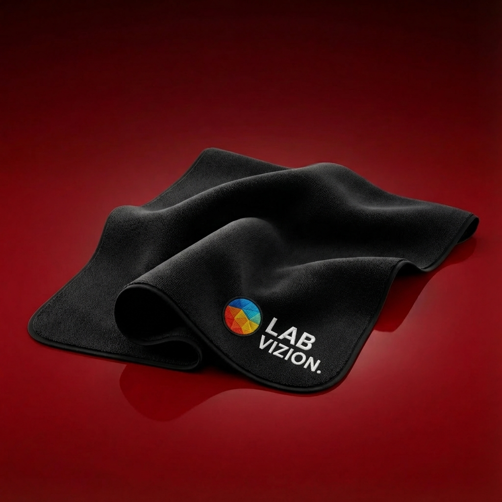 tissu microfibre nettoyage optique pour filtres et lentilles | LAB VIZION LAB VIZION